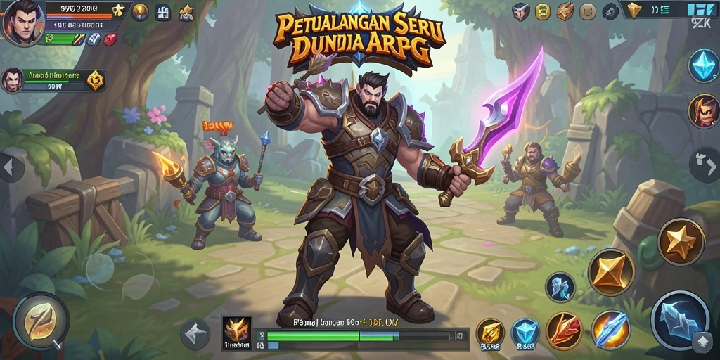Screenshot 9ZK menampilkan aksi pertempuran yang seru dan dramatis.