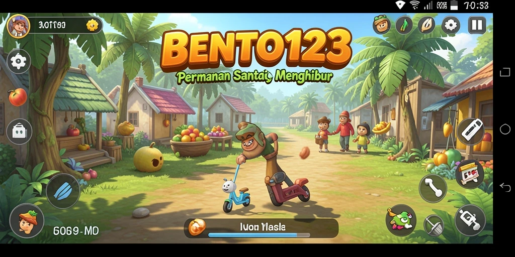 Tampilan gameplay <strong>BENTO123</strong> yang menarik dan penuh warna