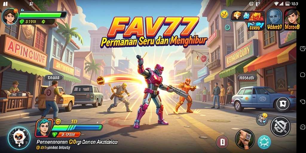 Tampilan gameplay seru FAV77 dalam aksi.
