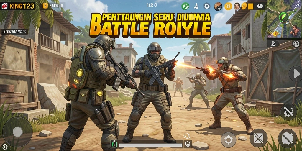 Tampilan dinamika pertempuran di KING123 dengan grafis menakjubkan.