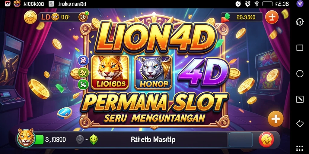 Tampilan menarik dari gameplay LION4D dengan mesin Slot yang beragam.