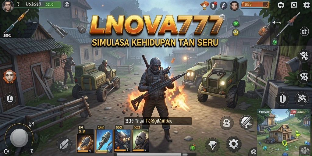 Screenshot LNOVA777 menampilkan gameplay simulasi yang realistik dan interaktif.