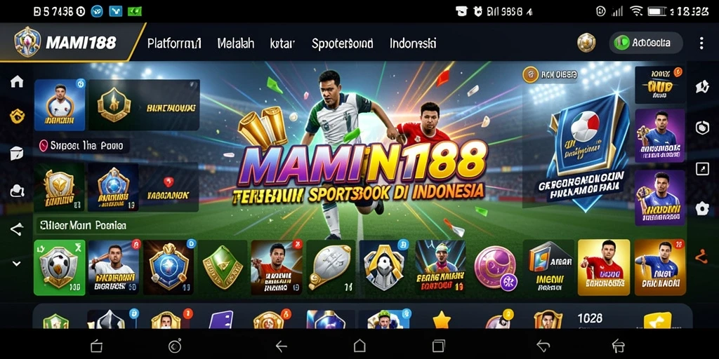 Tampilan antarmuka MAMI188 yang menarik dan informatif.