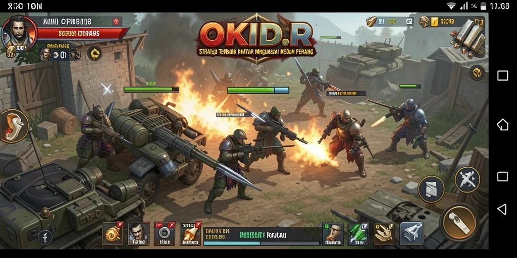 Tampilan gameplay OKIDR yang menegangkan dan strategis.