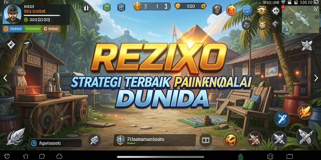 Tampilan gameplay <strong>REZIXO</strong> yang menarik dengan strategi yang mendalam.